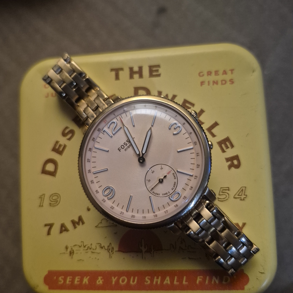 Fossil Silver and Gold Watch